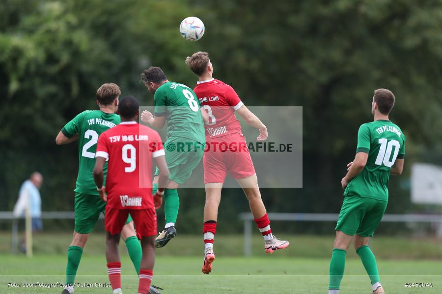 Sportgelände, Lohr am Main, 08.09.2024, sport, action, BFV, Fussball, 8. Spieltag, Bezirksliga Unterfranken West, TSV, LOH, TSV 1913 Pflaumheim, TSV 1846 Lohr a. Main - Bild-ID: 2435046 Sportgelände, Lohr am Main, 08.09.2024, sport, action, BFV, Fussball, 8. Spieltag, Bezirksliga Unterfranken West, TSV, LOH, TSV 1913 Pflaumheim, TSV 1846 Lohr a. Main - Bild-ID: 2435046