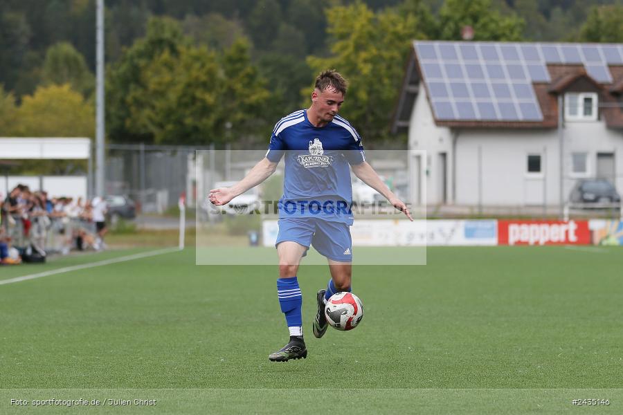 Sportgelände Orber Straße, Frammersbach, 08.09.2024, sport, action, BFV, Fussball, 6. Spieltag, A-Klasse Würzburg Gr. 5, FC Ruppertshütten, TuS Frammersbach III - Bild-ID: 2435146 Sportgelände Orber Straße, Frammersbach, 08.09.2024, sport, action, BFV, Fussball, 6. Spieltag, A-Klasse Würzburg Gr. 5, FC Ruppertshütten, TuS Frammersbach III - Bild-ID: 2435146