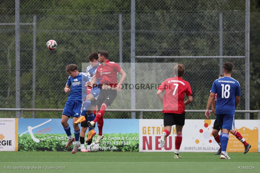 Sportgelände Orber Straße, Frammersbach, 08.09.2024, sport, action, BFV, Fussball, 6. Spieltag, A-Klasse Würzburg Gr. 5, FC Ruppertshütten, TuS Frammersbach III - Bild-ID: 2435224