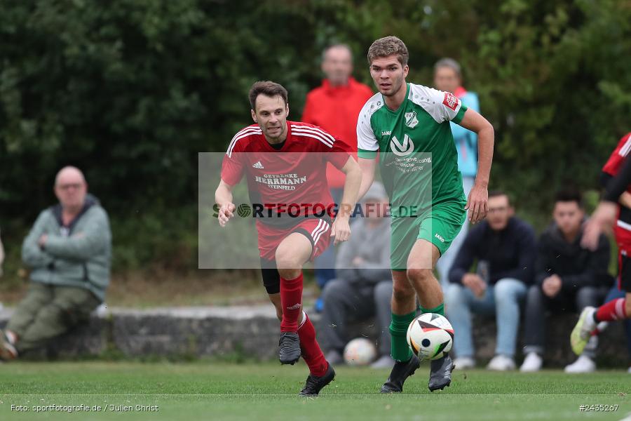 Sportgelände, Thüngersheim, 11.09.2024, sport, action, BFV, Fussball, 8. Spieltag, Kreisliga Würzburg Gr. 2, FVSHR, FVT, FV Steinfeld/Hausen-Rohrbach, FV Thüngersheim - Bild-ID: 2435267