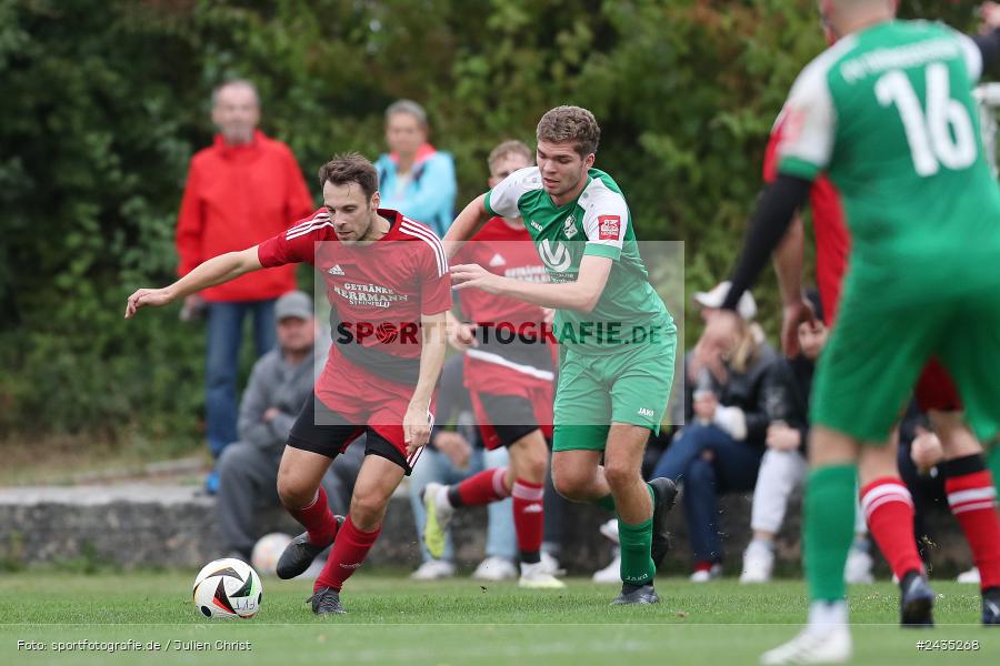 Sportgelände, Thüngersheim, 11.09.2024, sport, action, BFV, Fussball, 8. Spieltag, Kreisliga Würzburg Gr. 2, FVSHR, FVT, FV Steinfeld/Hausen-Rohrbach, FV Thüngersheim - Bild-ID: 2435268