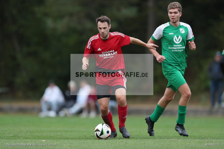 Sportgelände, Thüngersheim, 11.09.2024, sport, action, BFV, Fussball, 8. Spieltag, Kreisliga Würzburg Gr. 2, FVSHR, FVT, FV Steinfeld/Hausen-Rohrbach, FV Thüngersheim - Bild-ID: 2435270