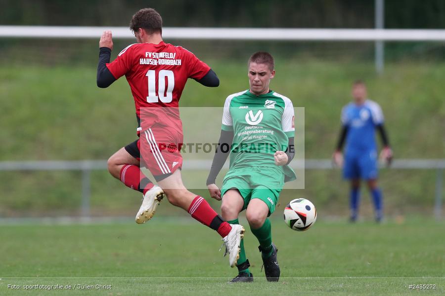Sportgelände, Thüngersheim, 11.09.2024, sport, action, BFV, Fussball, 8. Spieltag, Kreisliga Würzburg Gr. 2, FVSHR, FVT, FV Steinfeld/Hausen-Rohrbach, FV Thüngersheim - Bild-ID: 2435272