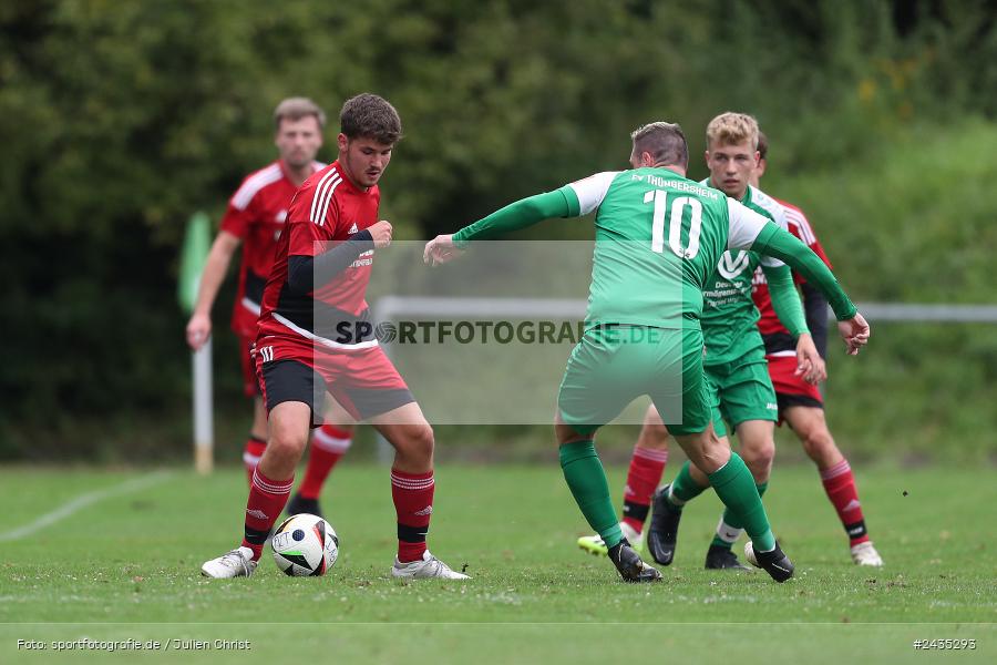 Sportgelände, Thüngersheim, 11.09.2024, sport, action, BFV, Fussball, 8. Spieltag, Kreisliga Würzburg Gr. 2, FVSHR, FVT, FV Steinfeld/Hausen-Rohrbach, FV Thüngersheim - Bild-ID: 2435293