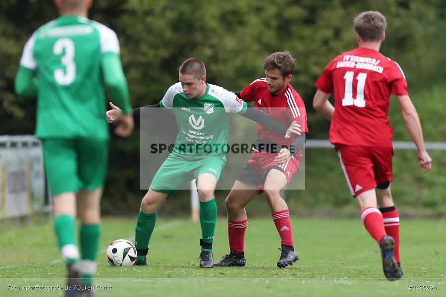 Sportgelände, Thüngersheim, 11.09.2024, sport, action, BFV, Fussball, 8. Spieltag, Kreisliga Würzburg Gr. 2, FVSHR, FVT, FV Steinfeld/Hausen-Rohrbach, FV Thüngersheim - Bild-ID: 2435296