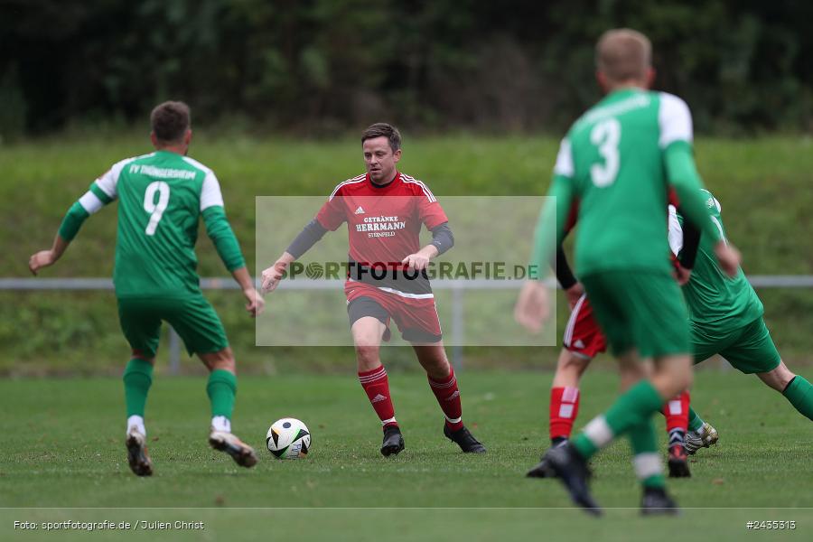 Sportgelände, Thüngersheim, 11.09.2024, sport, action, BFV, Fussball, 8. Spieltag, Kreisliga Würzburg Gr. 2, FVSHR, FVT, FV Steinfeld/Hausen-Rohrbach, FV Thüngersheim - Bild-ID: 2435313