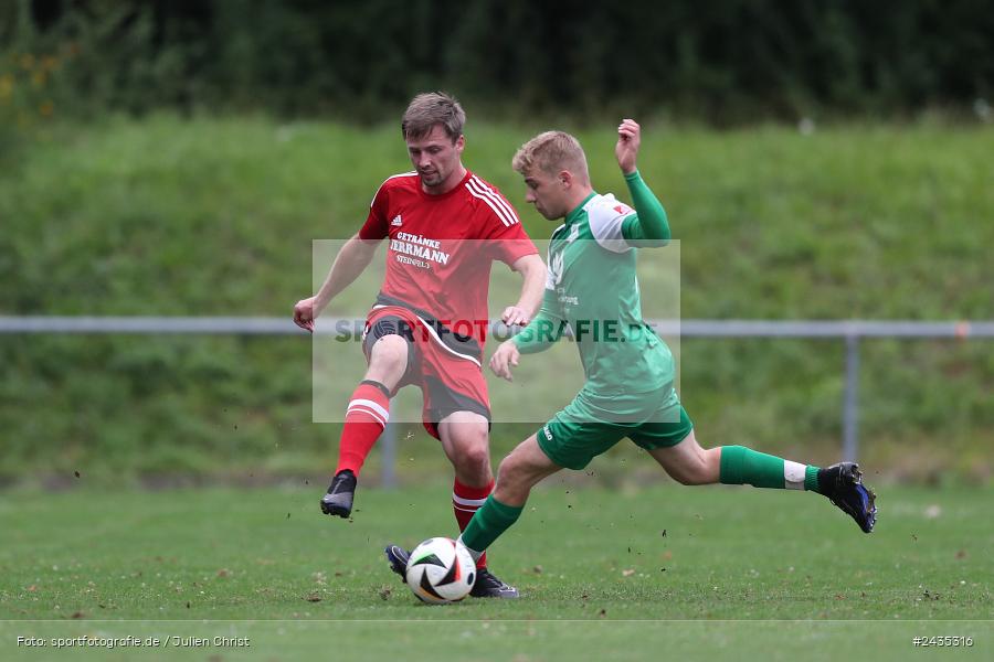 Sportgelände, Thüngersheim, 11.09.2024, sport, action, BFV, Fussball, 8. Spieltag, Kreisliga Würzburg Gr. 2, FVSHR, FVT, FV Steinfeld/Hausen-Rohrbach, FV Thüngersheim - Bild-ID: 2435316