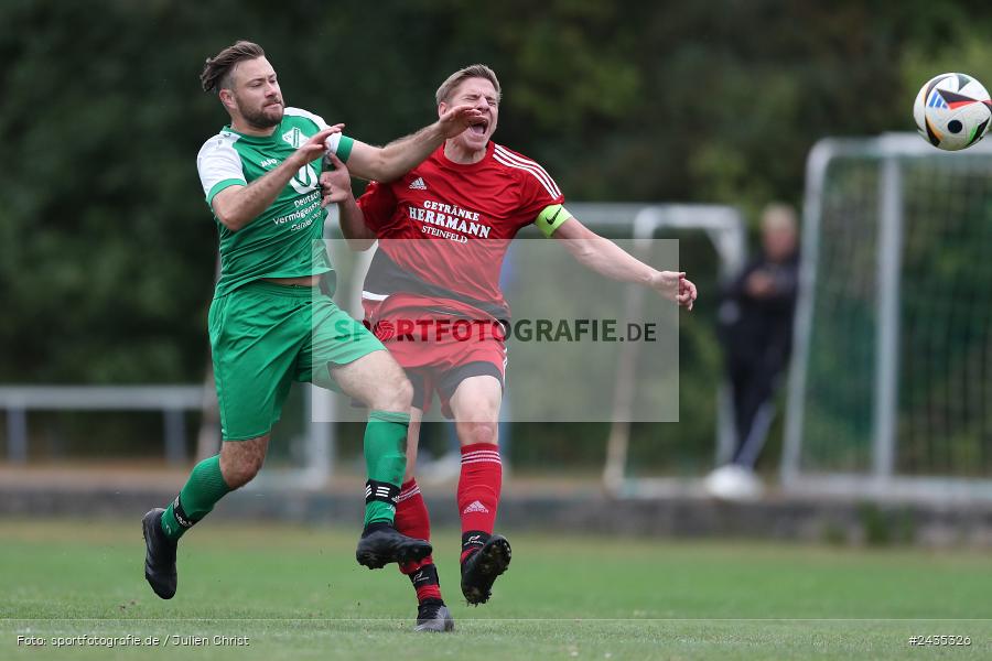 Sportgelände, Thüngersheim, 11.09.2024, sport, action, BFV, Fussball, 8. Spieltag, Kreisliga Würzburg Gr. 2, FVSHR, FVT, FV Steinfeld/Hausen-Rohrbach, FV Thüngersheim - Bild-ID: 2435326