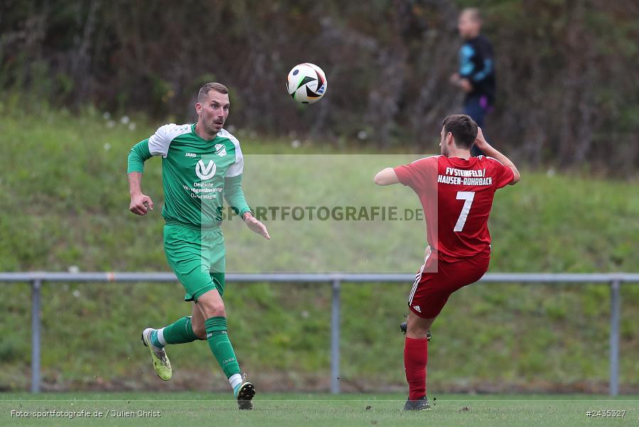 Sportgelände, Thüngersheim, 11.09.2024, sport, action, BFV, Fussball, 8. Spieltag, Kreisliga Würzburg Gr. 2, FVSHR, FVT, FV Steinfeld/Hausen-Rohrbach, FV Thüngersheim - Bild-ID: 2435327