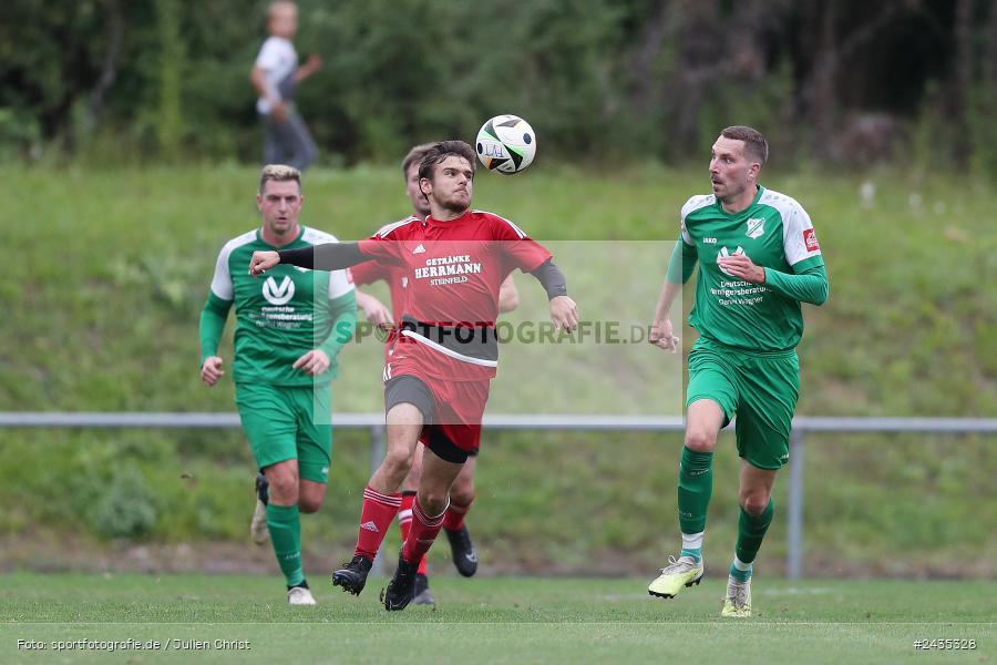 Sportgelände, Thüngersheim, 11.09.2024, sport, action, BFV, Fussball, 8. Spieltag, Kreisliga Würzburg Gr. 2, FVSHR, FVT, FV Steinfeld/Hausen-Rohrbach, FV Thüngersheim - Bild-ID: 2435328