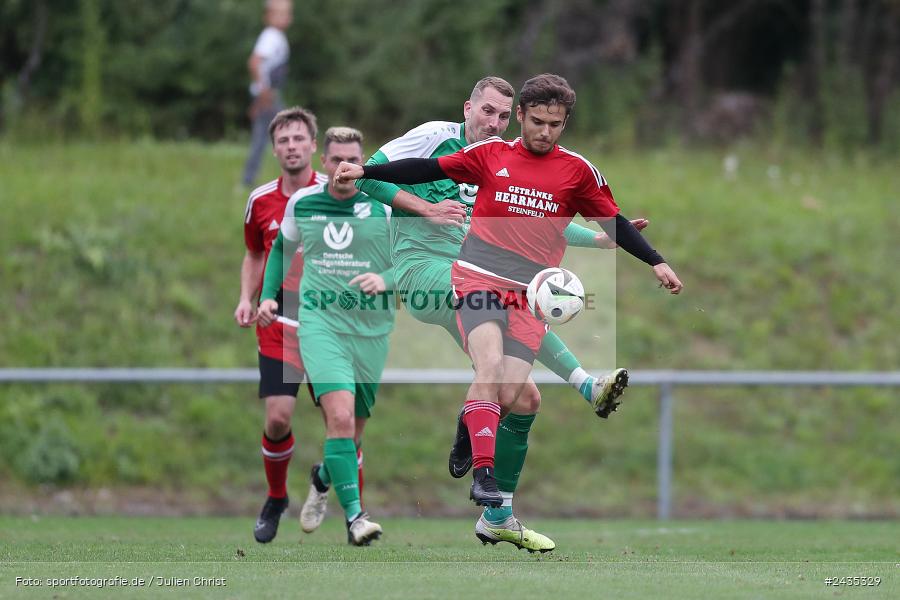 Sportgelände, Thüngersheim, 11.09.2024, sport, action, BFV, Fussball, 8. Spieltag, Kreisliga Würzburg Gr. 2, FVSHR, FVT, FV Steinfeld/Hausen-Rohrbach, FV Thüngersheim - Bild-ID: 2435329
