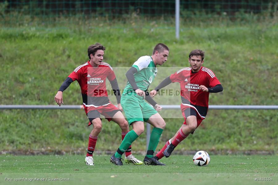 Sportgelände, Thüngersheim, 11.09.2024, sport, action, BFV, Fussball, 8. Spieltag, Kreisliga Würzburg Gr. 2, FVSHR, FVT, FV Steinfeld/Hausen-Rohrbach, FV Thüngersheim - Bild-ID: 2435336