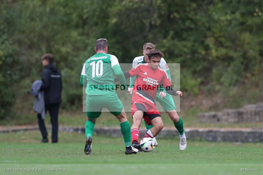 Sportgelände, Thüngersheim, 11.09.2024, sport, action, BFV, Fussball, 8. Spieltag, Kreisliga Würzburg Gr. 2, FVSHR, FVT, FV Steinfeld/Hausen-Rohrbach, FV Thüngersheim - Bild-ID: 2435340