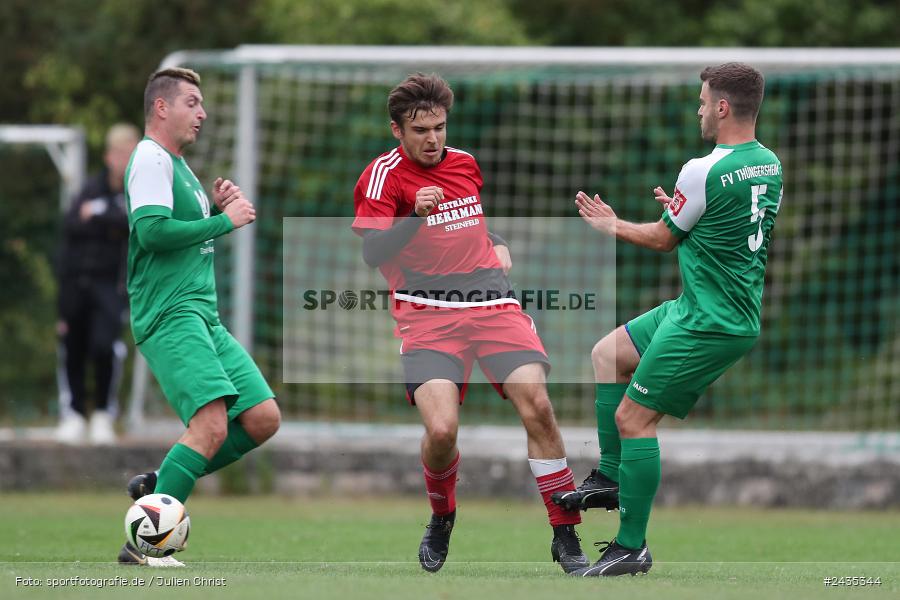 Sportgelände, Thüngersheim, 11.09.2024, sport, action, BFV, Fussball, 8. Spieltag, Kreisliga Würzburg Gr. 2, FVSHR, FVT, FV Steinfeld/Hausen-Rohrbach, FV Thüngersheim - Bild-ID: 2435344