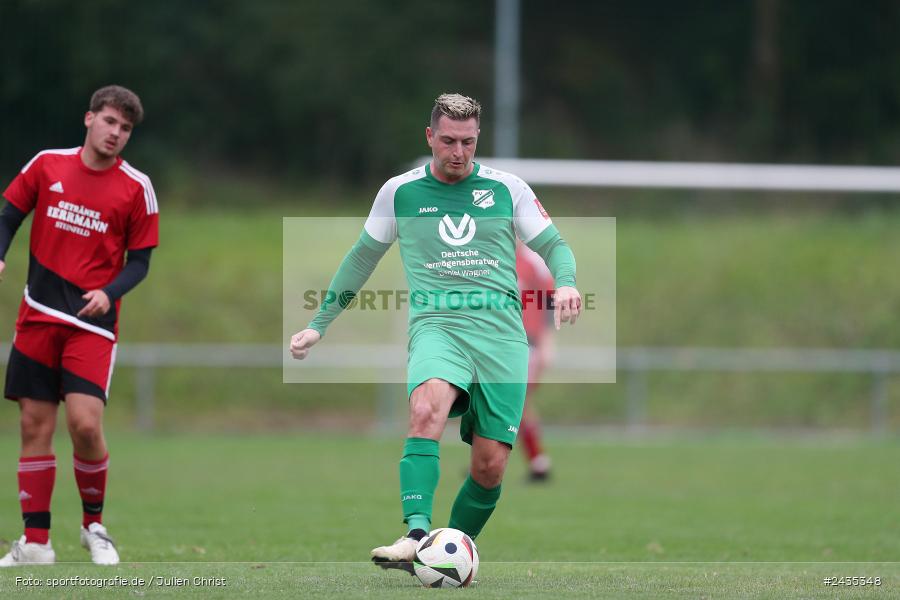 Sportgelände, Thüngersheim, 11.09.2024, sport, action, BFV, Fussball, 8. Spieltag, Kreisliga Würzburg Gr. 2, FVSHR, FVT, FV Steinfeld/Hausen-Rohrbach, FV Thüngersheim - Bild-ID: 2435348