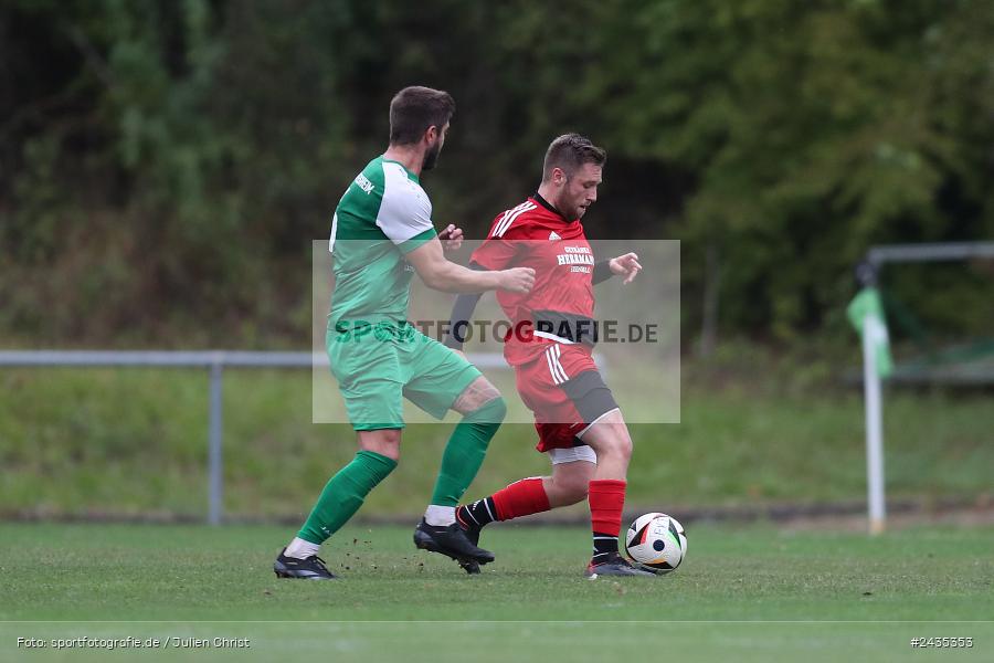 Sportgelände, Thüngersheim, 11.09.2024, sport, action, BFV, Fussball, 8. Spieltag, Kreisliga Würzburg Gr. 2, FVSHR, FVT, FV Steinfeld/Hausen-Rohrbach, FV Thüngersheim - Bild-ID: 2435353