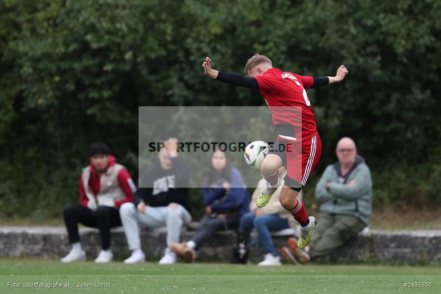 Sportgelände, Thüngersheim, 11.09.2024, sport, action, BFV, Fussball, 8. Spieltag, Kreisliga Würzburg Gr. 2, FVSHR, FVT, FV Steinfeld/Hausen-Rohrbach, FV Thüngersheim - Bild-ID: 2435355