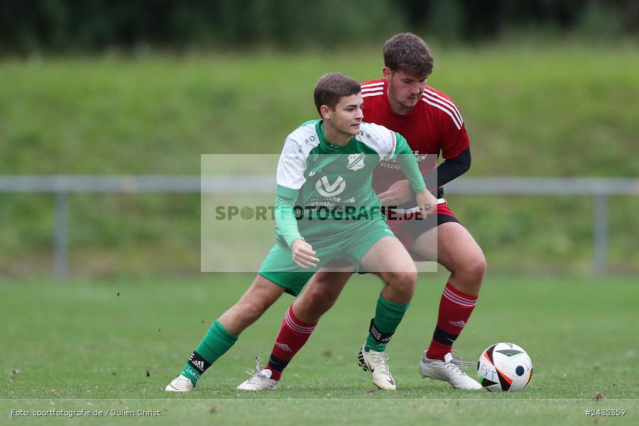 Sportgelände, Thüngersheim, 11.09.2024, sport, action, BFV, Fussball, 8. Spieltag, Kreisliga Würzburg Gr. 2, FVSHR, FVT, FV Steinfeld/Hausen-Rohrbach, FV Thüngersheim - Bild-ID: 2435359