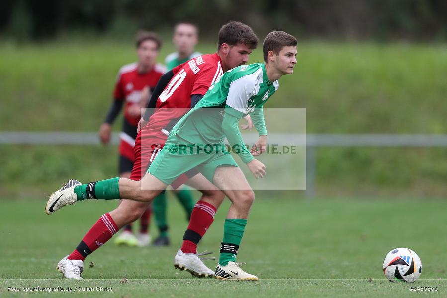 Sportgelände, Thüngersheim, 11.09.2024, sport, action, BFV, Fussball, 8. Spieltag, Kreisliga Würzburg Gr. 2, FVSHR, FVT, FV Steinfeld/Hausen-Rohrbach, FV Thüngersheim - Bild-ID: 2435360