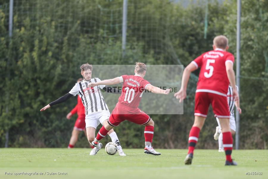 Sportgelände, Wiesenfeld, 12.09.2024, sport, action, BFV, Fussball, 8. Spieltag, Kreisklasse Würzburg Gr. 3, SVSS, FCWH, SV Sendelbach-Steinbach, FC Wiesenfeld-Halsbach - Bild-ID: 2435422