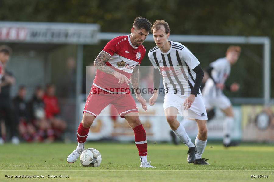 Sportgelände, Wiesenfeld, 12.09.2024, sport, action, BFV, Fussball, 8. Spieltag, Kreisklasse Würzburg Gr. 3, SVSS, FCWH, SV Sendelbach-Steinbach, FC Wiesenfeld-Halsbach - Bild-ID: 2435443 Sportgelände, Wiesenfeld, 12.09.2024, sport, action, BFV, Fussball, 8. Spieltag, Kreisklasse Würzburg Gr. 3, SVSS, FCWH, SV Sendelbach-Steinbach, FC Wiesenfeld-Halsbach - Bild-ID: 2435443