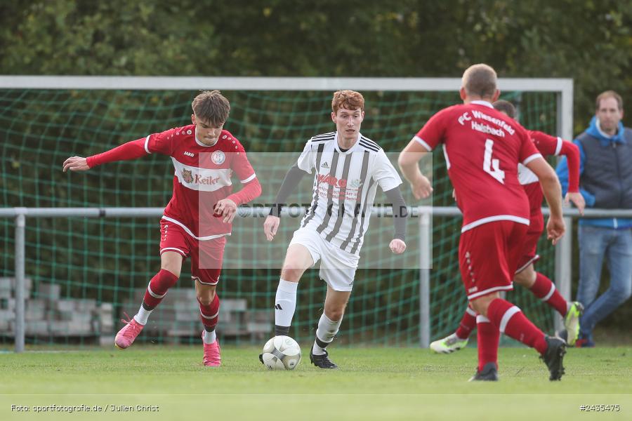 Sportgelände, Wiesenfeld, 12.09.2024, sport, action, BFV, Fussball, 8. Spieltag, Kreisklasse Würzburg Gr. 3, SVSS, FCWH, SV Sendelbach-Steinbach, FC Wiesenfeld-Halsbach - Bild-ID: 2435475