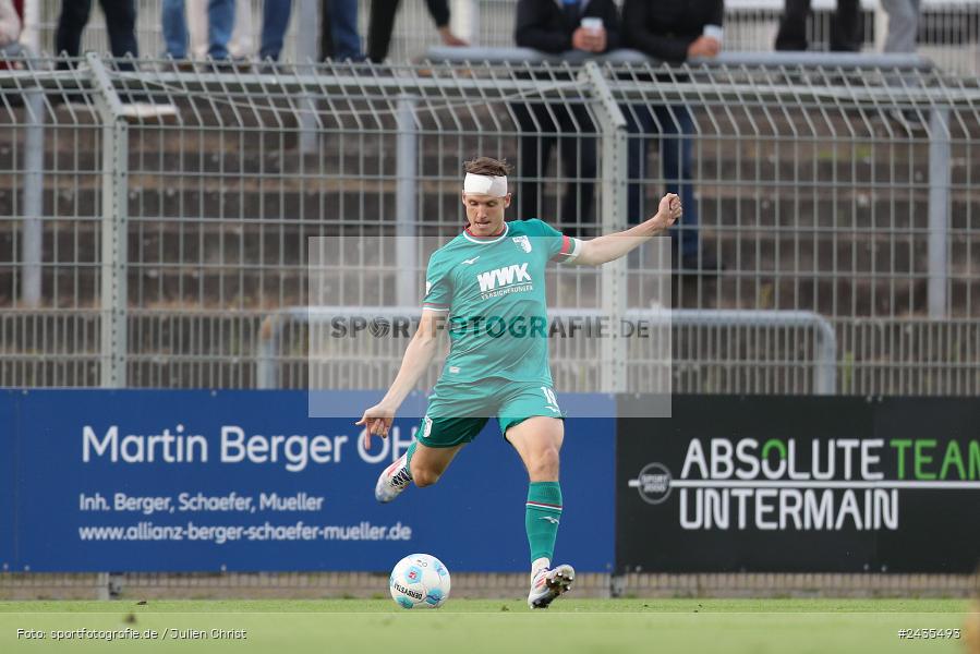 Stadion am Schönbusch, Aschaffenburg, 13.09.2024, sport, action, BFV, Fussball, 9. Spieltag, Regionalliga Bayern, FCA, SVA, FC Augsburg II, SV Viktoria Aschaffenburg - Bild-ID: 2435493