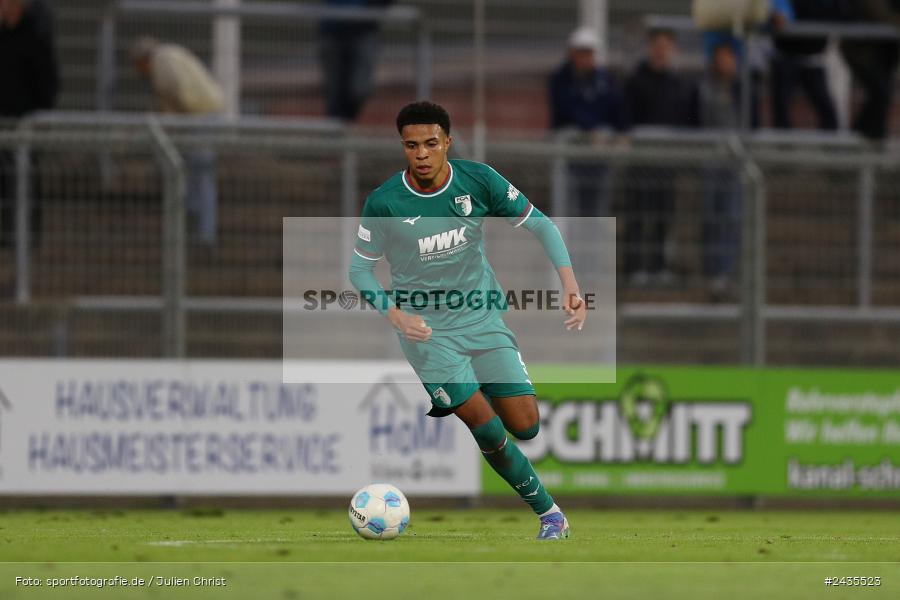 Stadion am Schönbusch, Aschaffenburg, 13.09.2024, sport, action, BFV, Fussball, 9. Spieltag, Regionalliga Bayern, FCA, SVA, FC Augsburg II, SV Viktoria Aschaffenburg - Bild-ID: 2435523