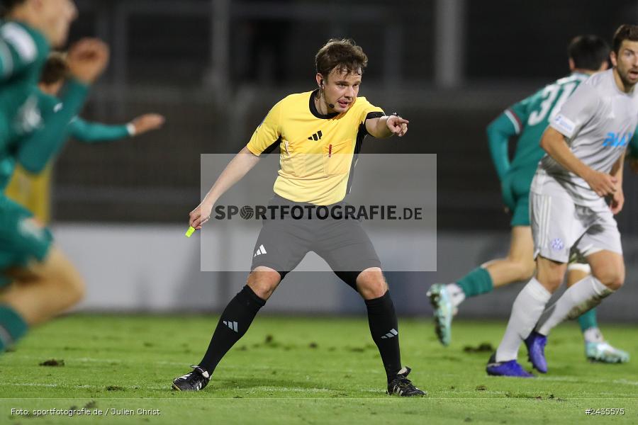 Stadion am Schönbusch, Aschaffenburg, 13.09.2024, sport, action, BFV, Fussball, 9. Spieltag, Regionalliga Bayern, FCA, SVA, FC Augsburg II, SV Viktoria Aschaffenburg - Bild-ID: 2435575