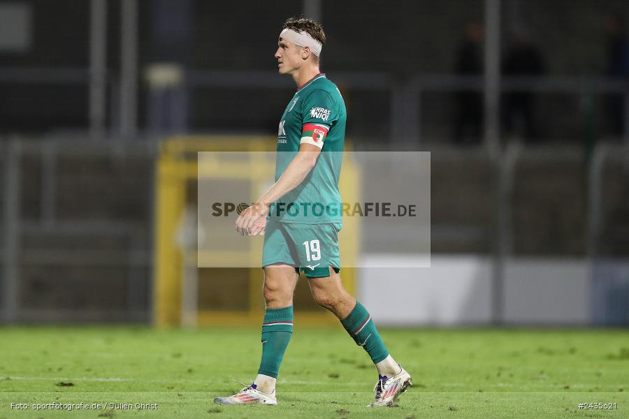 Stadion am Schönbusch, Aschaffenburg, 13.09.2024, sport, action, BFV, Fussball, 9. Spieltag, Regionalliga Bayern, FCA, SVA, FC Augsburg II, SV Viktoria Aschaffenburg - Bild-ID: 2435621