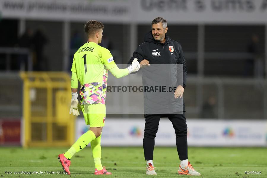 Stadion am Schönbusch, Aschaffenburg, 13.09.2024, sport, action, BFV, Fussball, 9. Spieltag, Regionalliga Bayern, FCA, SVA, FC Augsburg II, SV Viktoria Aschaffenburg - Bild-ID: 2435623