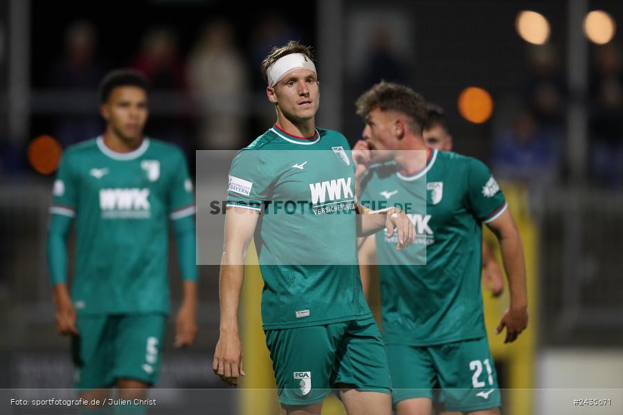 Stadion am Schönbusch, Aschaffenburg, 13.09.2024, sport, action, BFV, Fussball, 9. Spieltag, Regionalliga Bayern, FCA, SVA, FC Augsburg II, SV Viktoria Aschaffenburg - Bild-ID: 2435671