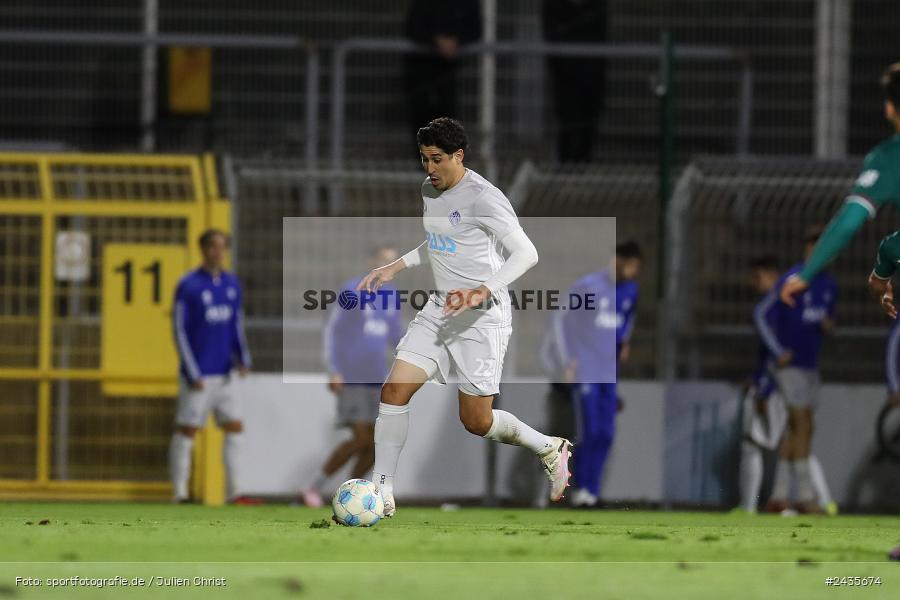 Stadion am Schönbusch, Aschaffenburg, 13.09.2024, sport, action, BFV, Fussball, 9. Spieltag, Regionalliga Bayern, FCA, SVA, FC Augsburg II, SV Viktoria Aschaffenburg - Bild-ID: 2435674