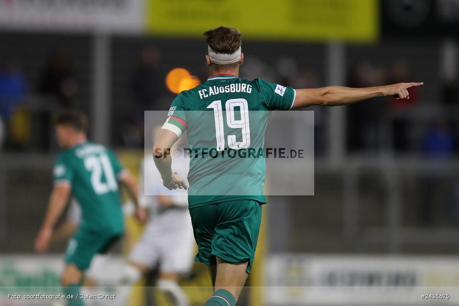 Stadion am Schönbusch, Aschaffenburg, 13.09.2024, sport, action, BFV, Fussball, 9. Spieltag, Regionalliga Bayern, FCA, SVA, FC Augsburg II, SV Viktoria Aschaffenburg - Bild-ID: 2435675