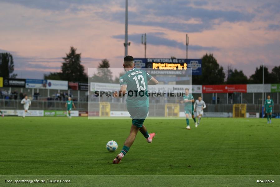 Stadion am Schönbusch, Aschaffenburg, 13.09.2024, sport, action, BFV, Fussball, 9. Spieltag, Regionalliga Bayern, FCA, SVA, FC Augsburg II, SV Viktoria Aschaffenburg - Bild-ID: 2435694 Stadion am Schönbusch, Aschaffenburg, 13.09.2024, sport, action, BFV, Fussball, 9. Spieltag, Regionalliga Bayern, FCA, SVA, FC Augsburg II, SV Viktoria Aschaffenburg - Bild-ID: 2435694