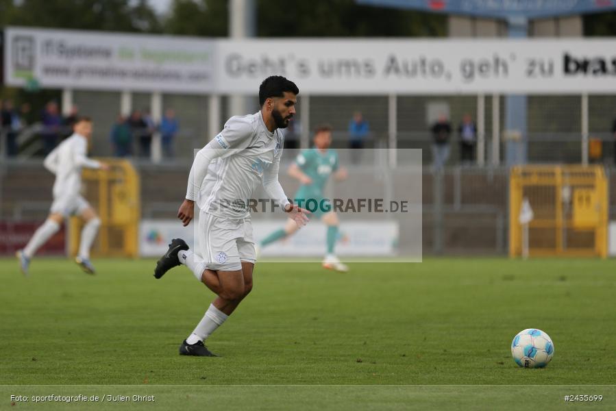 Stadion am Schönbusch, Aschaffenburg, 13.09.2024, sport, action, BFV, Fussball, 9. Spieltag, Regionalliga Bayern, FCA, SVA, FC Augsburg II, SV Viktoria Aschaffenburg - Bild-ID: 2435699