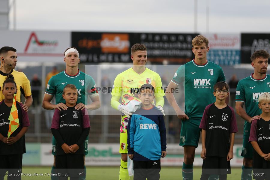 Stadion am Schönbusch, Aschaffenburg, 13.09.2024, sport, action, BFV, Fussball, 9. Spieltag, Regionalliga Bayern, FCA, SVA, FC Augsburg II, SV Viktoria Aschaffenburg - Bild-ID: 2435701