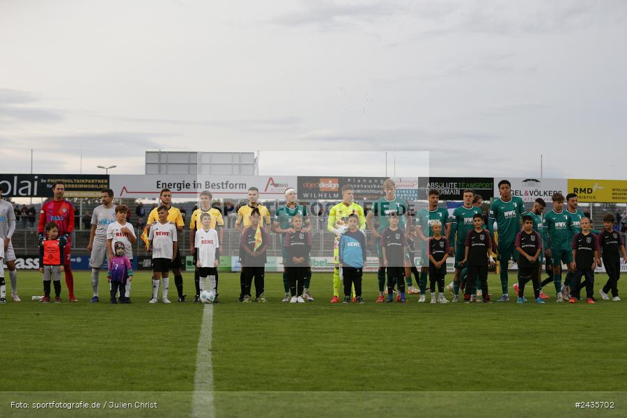 Stadion am Schönbusch, Aschaffenburg, 13.09.2024, sport, action, BFV, Fussball, 9. Spieltag, Regionalliga Bayern, FCA, SVA, FC Augsburg II, SV Viktoria Aschaffenburg - Bild-ID: 2435702