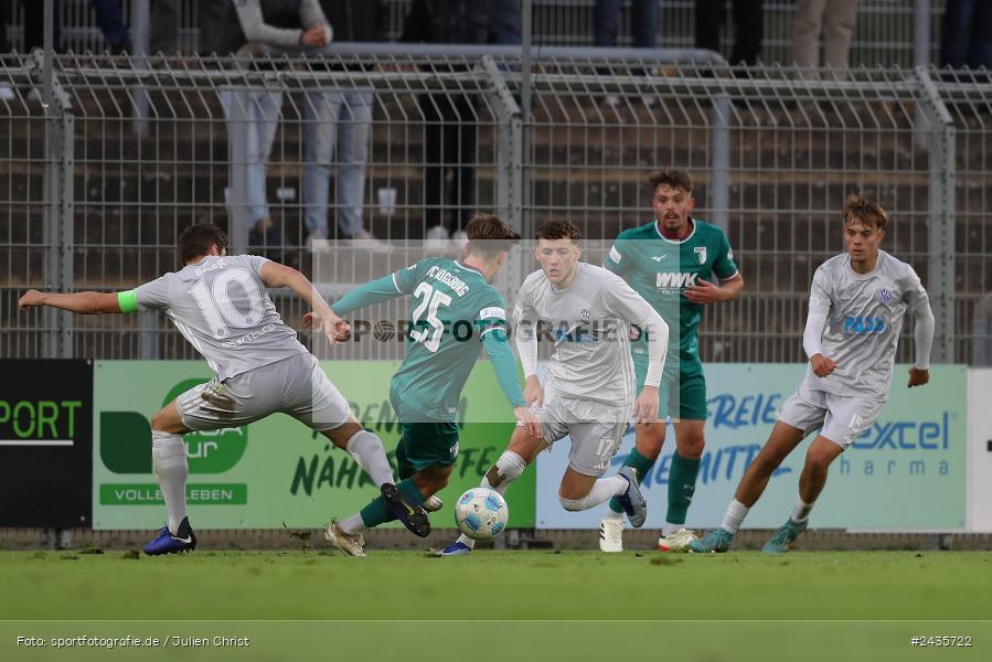 Stadion am Schönbusch, Aschaffenburg, 13.09.2024, sport, action, BFV, Fussball, 9. Spieltag, Regionalliga Bayern, FCA, SVA, FC Augsburg II, SV Viktoria Aschaffenburg - Bild-ID: 2435722