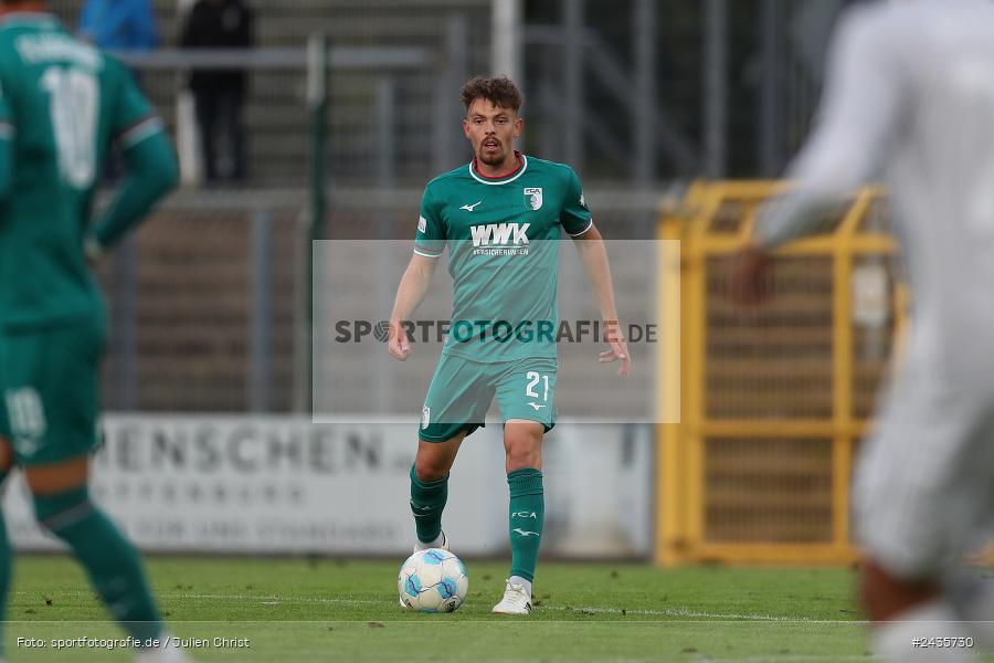 Stadion am Schönbusch, Aschaffenburg, 13.09.2024, sport, action, BFV, Fussball, 9. Spieltag, Regionalliga Bayern, FCA, SVA, FC Augsburg II, SV Viktoria Aschaffenburg - Bild-ID: 2435730