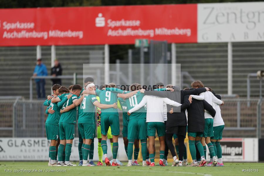 Stadion am Schönbusch, Aschaffenburg, 13.09.2024, sport, action, BFV, Fussball, 9. Spieltag, Regionalliga Bayern, FCA, SVA, FC Augsburg II, SV Viktoria Aschaffenburg - Bild-ID: 2435733
