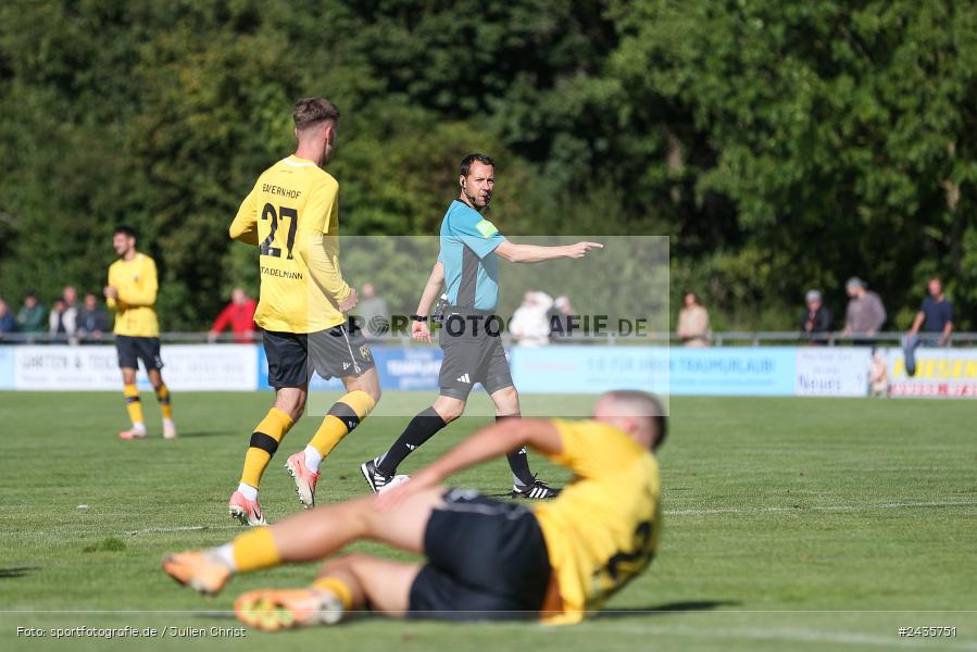 Fundamentum Sportpark, Karlburg, 14.09.2024, sport, action, BFV, Fussball, 11. Spieltag, Bayernliga Nord, HOF, TSV, SpVgg Bayern Hof, TSV Karlburg - Bild-ID: 2435751 Fundamentum Sportpark, Karlburg, 14.09.2024, sport, action, BFV, Fussball, 11. Spieltag, Bayernliga Nord, HOF, TSV, SpVgg Bayern Hof, TSV Karlburg - Bild-ID: 2435751
