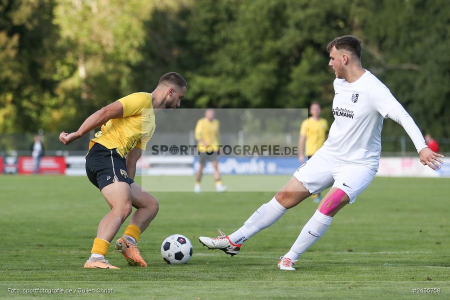 Fundamentum Sportpark, Karlburg, 14.09.2024, sport, action, BFV, Fussball, 11. Spieltag, Bayernliga Nord, HOF, TSV, SpVgg Bayern Hof, TSV Karlburg - Bild-ID: 2435758 Fundamentum Sportpark, Karlburg, 14.09.2024, sport, action, BFV, Fussball, 11. Spieltag, Bayernliga Nord, HOF, TSV, SpVgg Bayern Hof, TSV Karlburg - Bild-ID: 2435758