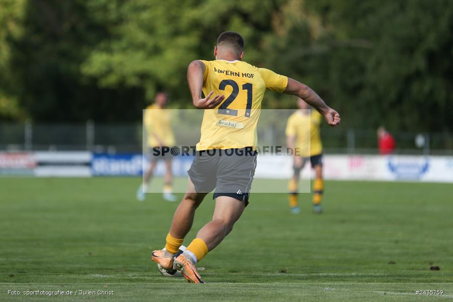 Fundamentum Sportpark, Karlburg, 14.09.2024, sport, action, BFV, Fussball, 11. Spieltag, Bayernliga Nord, HOF, TSV, SpVgg Bayern Hof, TSV Karlburg - Bild-ID: 2435759