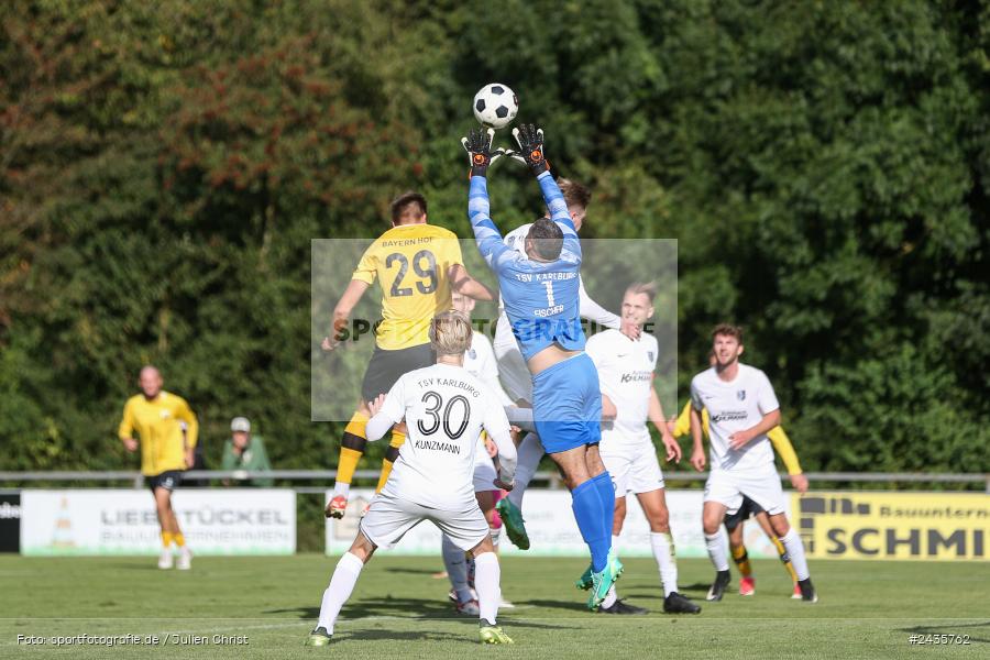 Fundamentum Sportpark, Karlburg, 14.09.2024, sport, action, BFV, Fussball, 11. Spieltag, Bayernliga Nord, HOF, TSV, SpVgg Bayern Hof, TSV Karlburg - Bild-ID: 2435762 Fundamentum Sportpark, Karlburg, 14.09.2024, sport, action, BFV, Fussball, 11. Spieltag, Bayernliga Nord, HOF, TSV, SpVgg Bayern Hof, TSV Karlburg - Bild-ID: 2435762