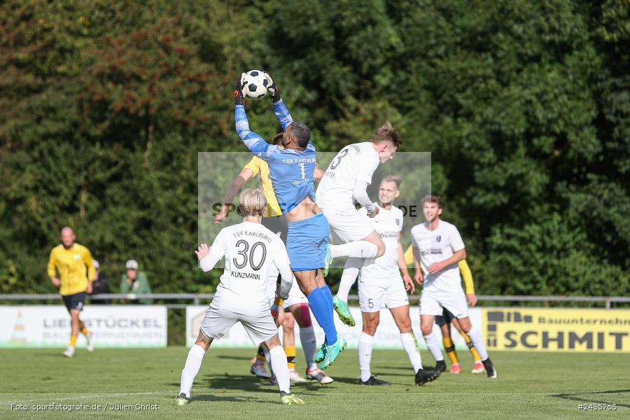 Fundamentum Sportpark, Karlburg, 14.09.2024, sport, action, BFV, Fussball, 11. Spieltag, Bayernliga Nord, HOF, TSV, SpVgg Bayern Hof, TSV Karlburg - Bild-ID: 2435763 Fundamentum Sportpark, Karlburg, 14.09.2024, sport, action, BFV, Fussball, 11. Spieltag, Bayernliga Nord, HOF, TSV, SpVgg Bayern Hof, TSV Karlburg - Bild-ID: 2435763