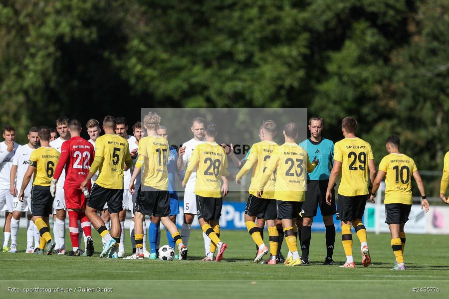 Fundamentum Sportpark, Karlburg, 14.09.2024, sport, action, BFV, Fussball, 11. Spieltag, Bayernliga Nord, HOF, TSV, SpVgg Bayern Hof, TSV Karlburg - Bild-ID: 2435776