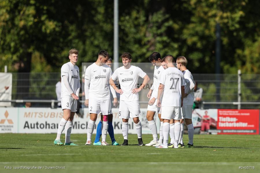 Fundamentum Sportpark, Karlburg, 14.09.2024, sport, action, BFV, Fussball, 11. Spieltag, Bayernliga Nord, HOF, TSV, SpVgg Bayern Hof, TSV Karlburg - Bild-ID: 2435778