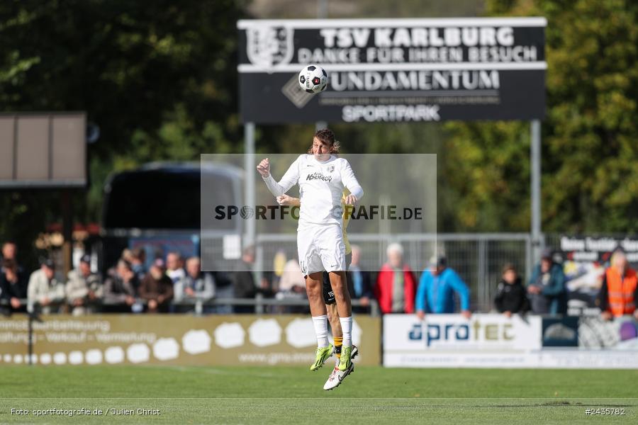 Fundamentum Sportpark, Karlburg, 14.09.2024, sport, action, BFV, Fussball, 11. Spieltag, Bayernliga Nord, HOF, TSV, SpVgg Bayern Hof, TSV Karlburg - Bild-ID: 2435782
