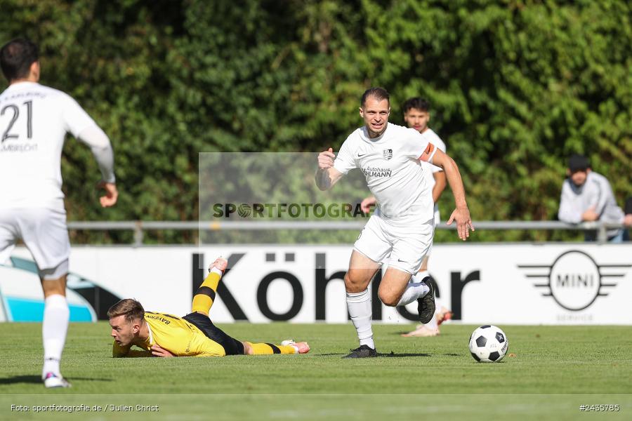 Fundamentum Sportpark, Karlburg, 14.09.2024, sport, action, BFV, Fussball, 11. Spieltag, Bayernliga Nord, HOF, TSV, SpVgg Bayern Hof, TSV Karlburg - Bild-ID: 2435785